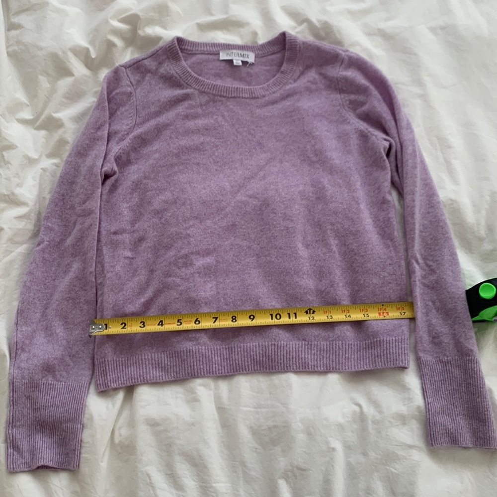 Violet intermix cashmere sweater
